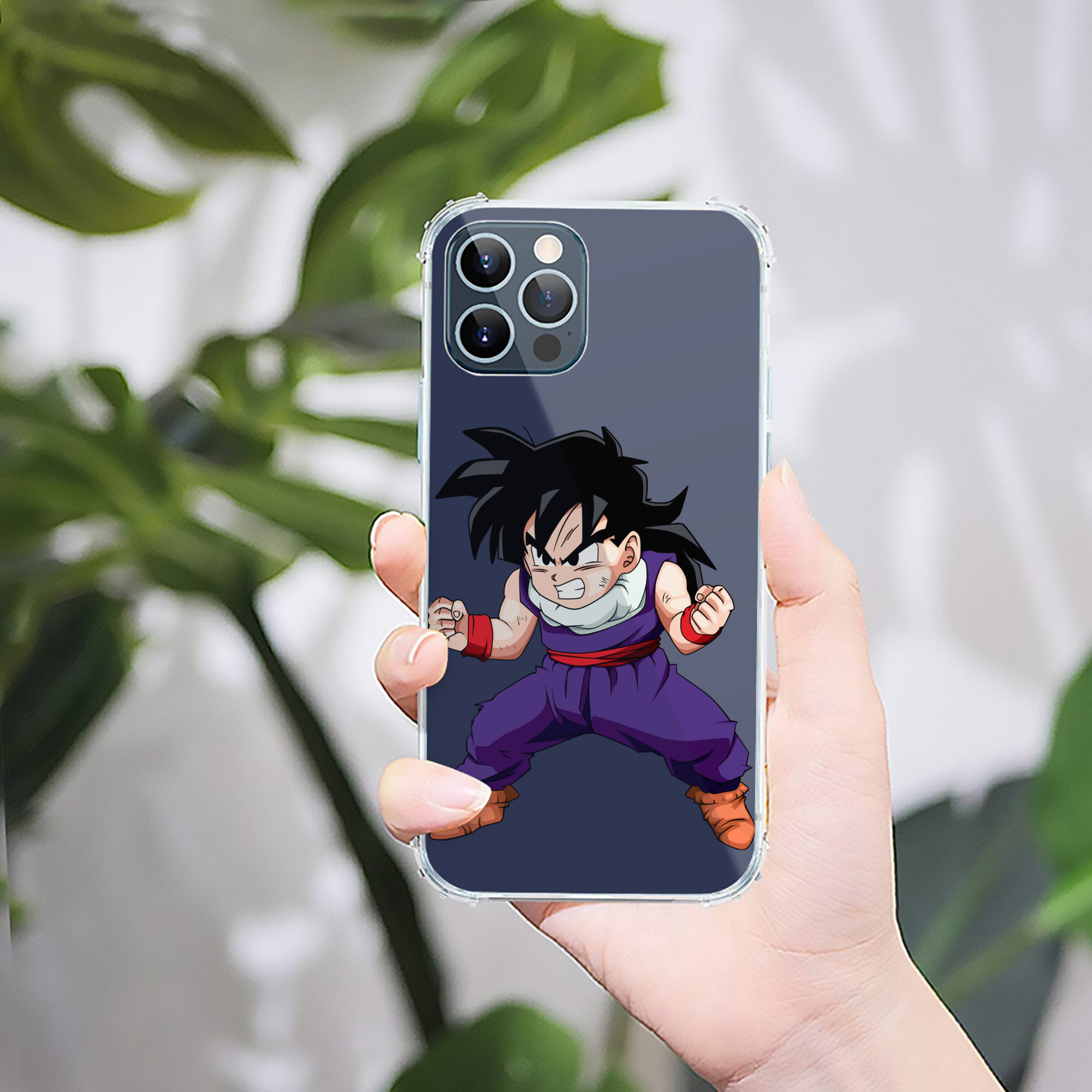 （画像用） ドラゴンボール 孫 悟飯（そんごはん）DRAGON BALL Son Gohan 【iPhone 12シリーズ対応】透明スマホケース（クリアソフトケース）